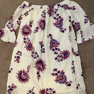 Off the shoulder dress